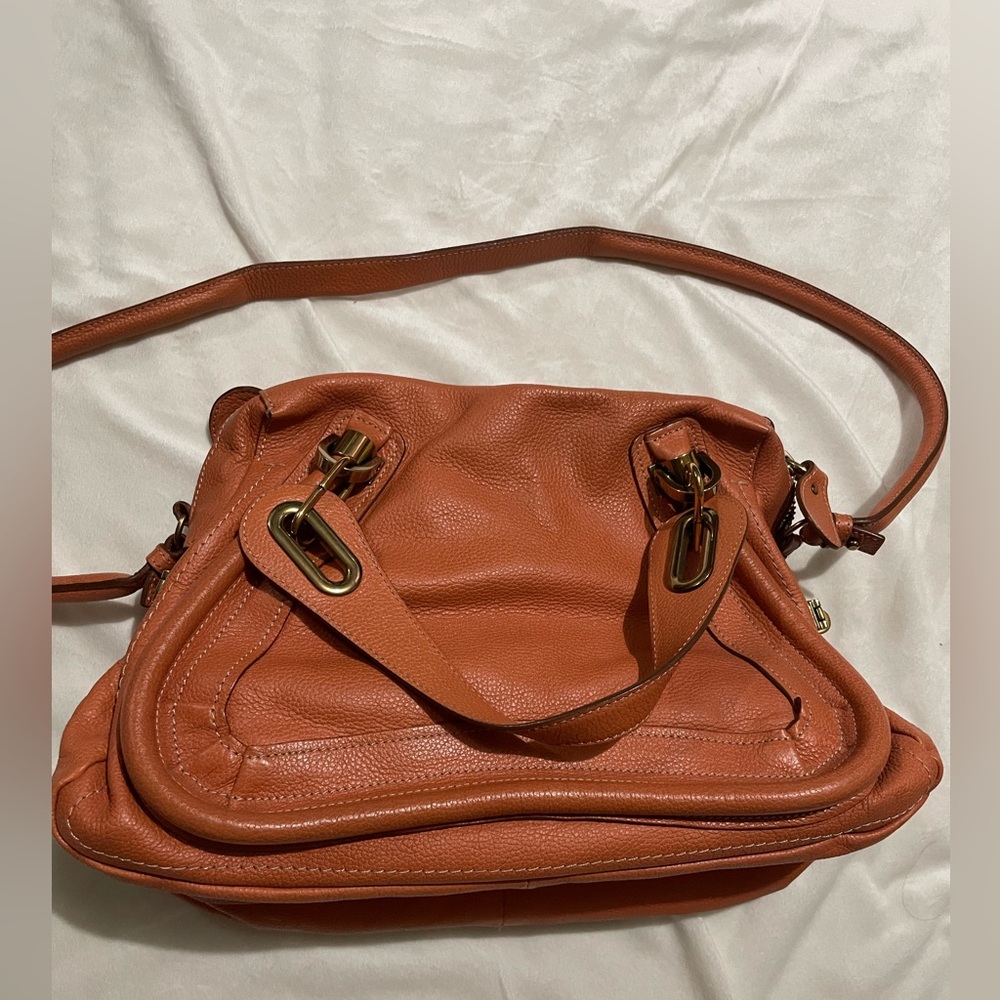 Chloe Burnt Orange Medium Paraty Bag 🧡 - Picture 2 of 16